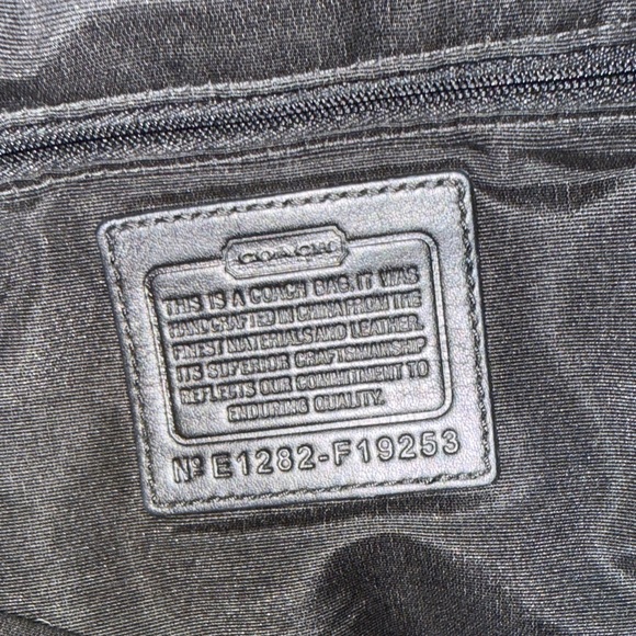 Coach Black Signature Shoulder Bag - Picture 6 of 6